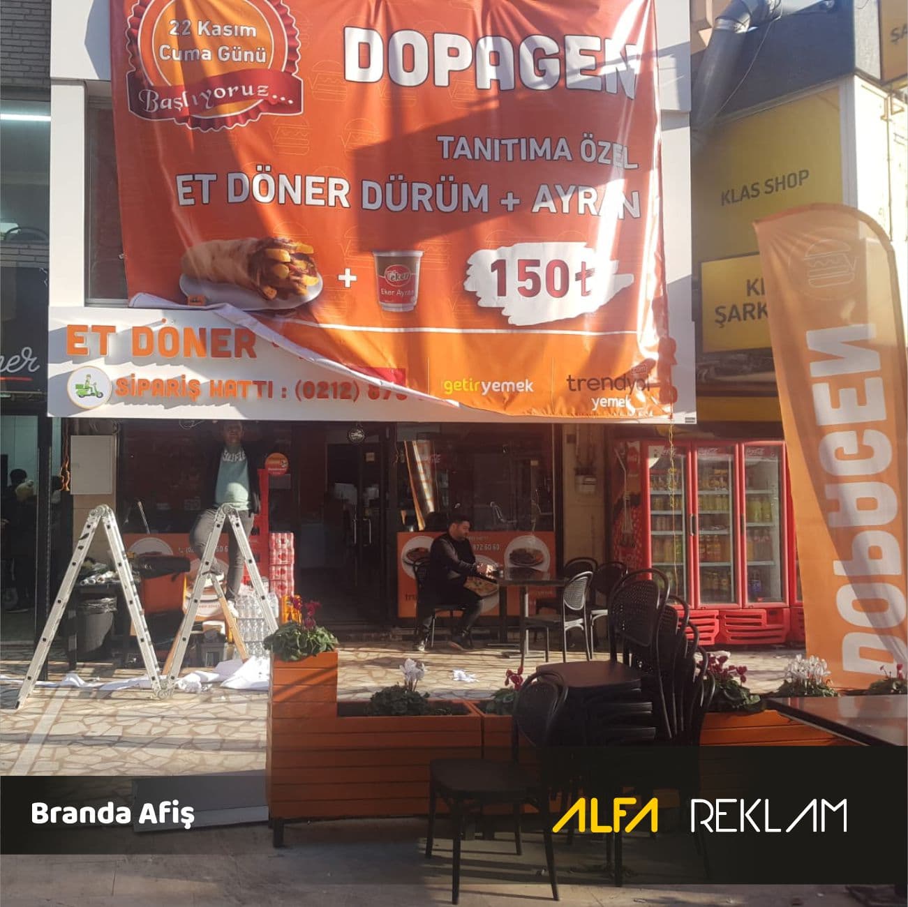 Tekstil Kumaş Bayrak & Afiş Baskısı (m²)
